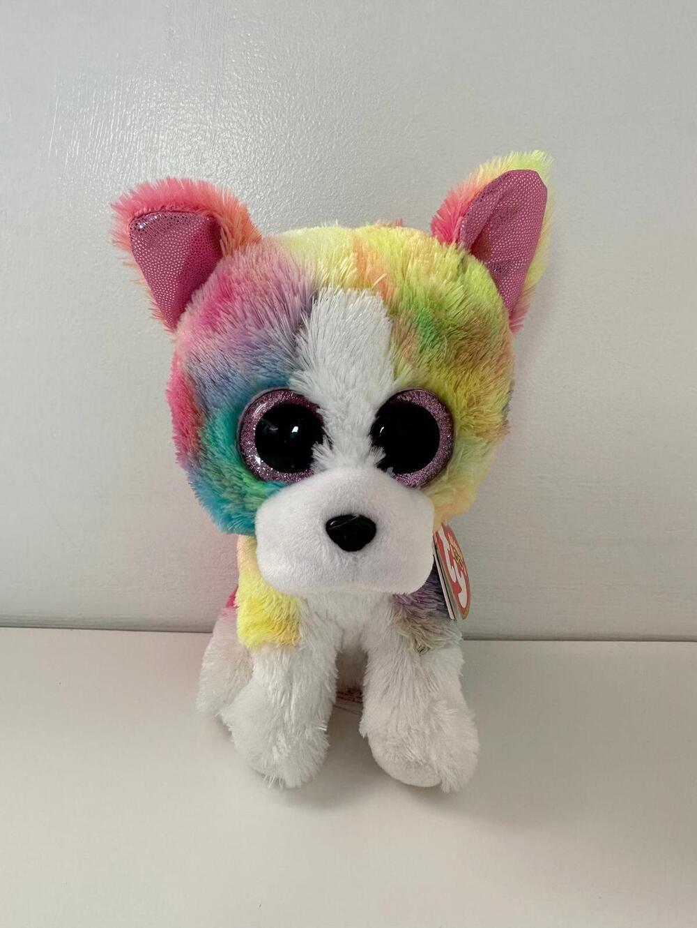 Ty Beanie Boo “Isla” the Colourful Tie Dye Bulldog - Claire’s Exclusive (6 inch)
